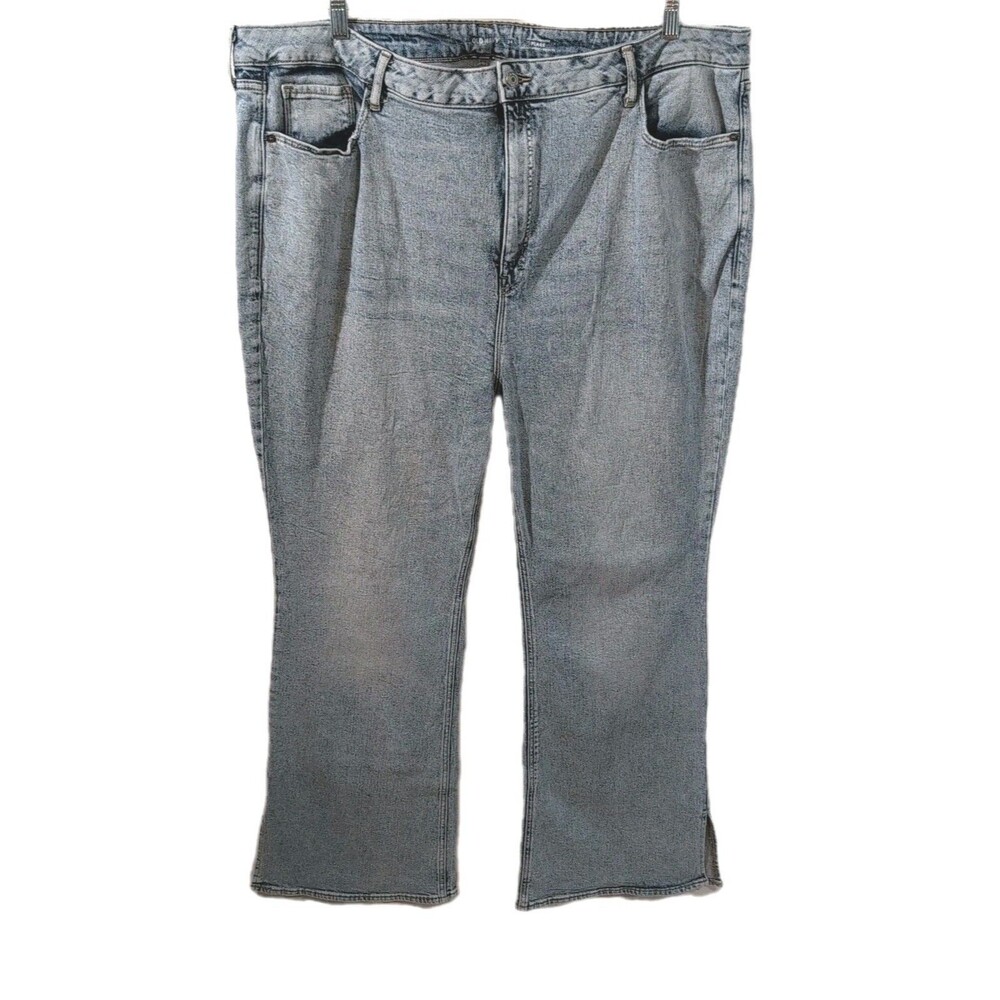 Old Navy Extra High-Rise Wide Leg Blue Jeans Women's 24 (Measures 23) Flare